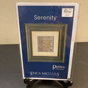 Erica Michaels Cross Stitch Serenity‎ Prayer Pattern Only